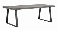 ROWICO BROOKLYN TAMMINEN RUOKAPÖYTÄ U-METALLIJALALLA