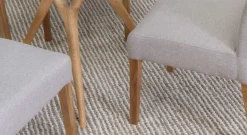 SALVADOR PYÖREÄ 100 CM DESIGN RUOKAPÖYTÄ LASIKANNELLA + 4 MALAGA TUOLIA