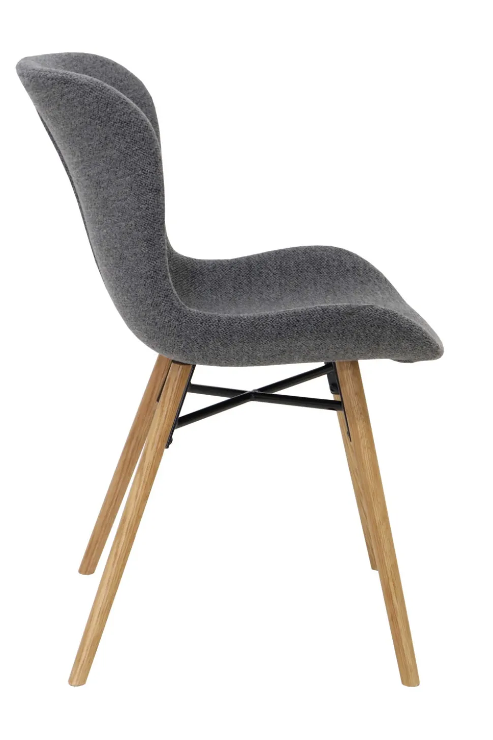 SALVADOR PYÖREÄ 100 CM DESIGN RUOKAPÖYTÄ LASIKANNELLA + 4 OREGON TUOLIA KANGASVERHOILTUNA