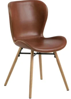 SALVADOR PYÖREÄ 100 CM DESIGN RUOKAPÖYTÄ LASIKANNELLA + 4 OREGON TUOLIA PU-NAHKA VERHOILTUNA