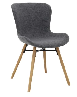 SANTIAGO PYÖREÄ 120 CM DESIGN RUOKAPÖYTÄ LASIKANNELLA + 4 OREGON TUOLIA KANGASVERHOILTUNA