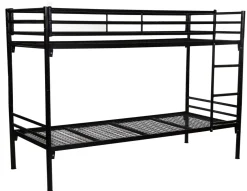SILVER KERROSSÄNKY METALLIA MUSTA 90 X 200 CM