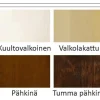 TAIKA SOHVAPÖYTÄ VETOLAATIKOLLA VALKEA/MUSTA