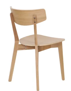 Travertine pyöreä ruokapöytä keramiikkakannella + 6 Austin tammituolia