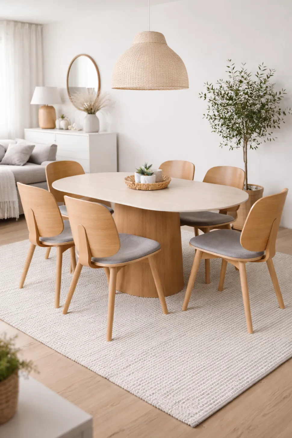 Travertine ruokapöytä keramiikkakannella