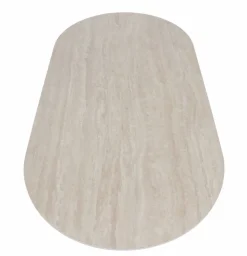 Travertine ruokapöytä keramiikkakannella