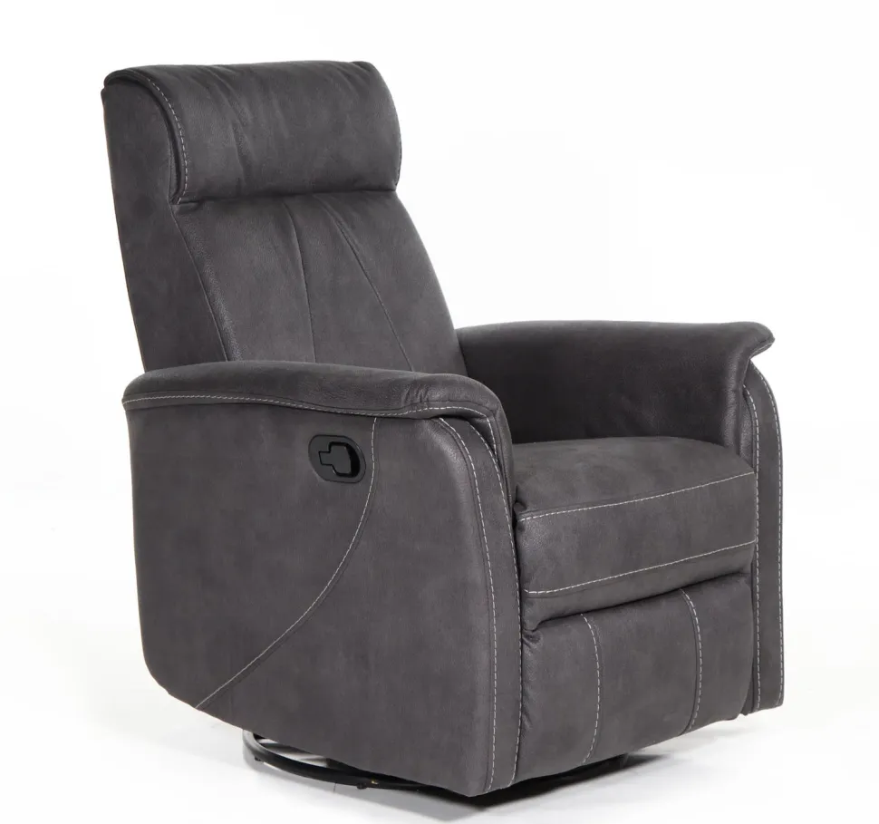 Trendi recliner tuoli harmaa